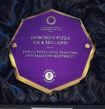 Domino's staff smiling